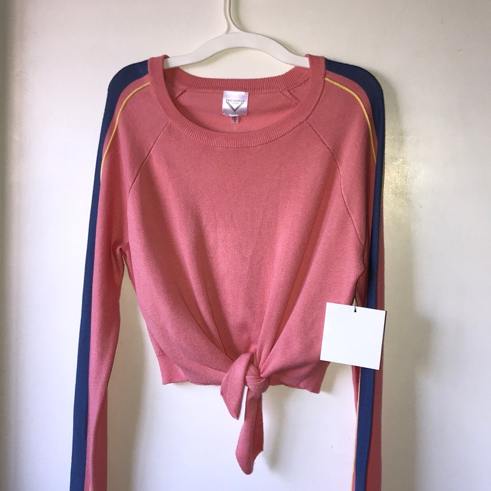 A light long-sleeve sweater.
